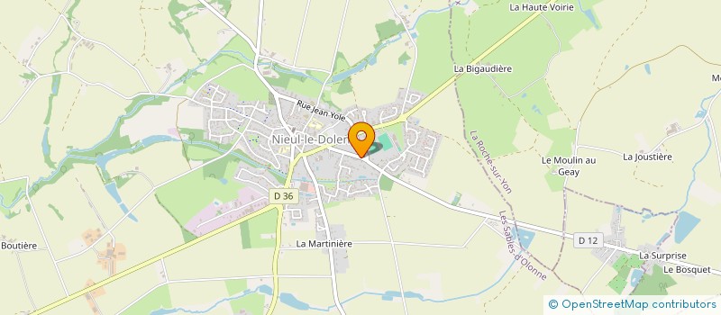 localisation de l'entreprise MADAME MARTINE SOUBEYRAND à NIEUL-LE-DOLENT