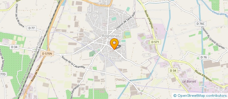 localisation de l'entreprise MADAME MARTINE SOUESME  ROGNONAS