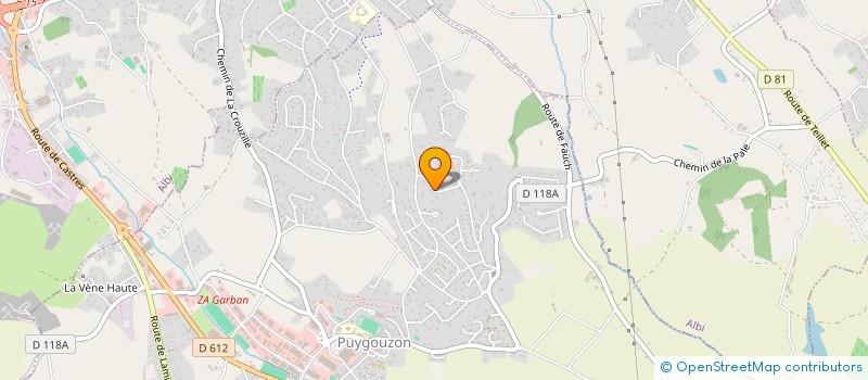 localisation de l'entreprise MADAME MARTINE SOUKOVATOFF  PUYGOUZON