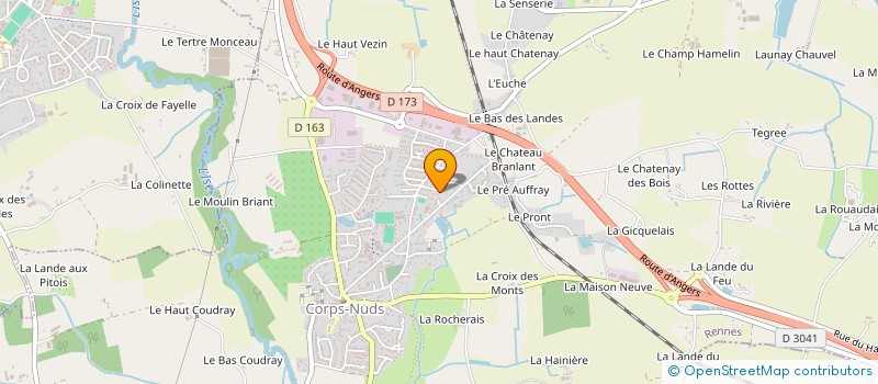 localisation de l'entreprise MADAME MARTINE SOULAS  CORPS-NUDS