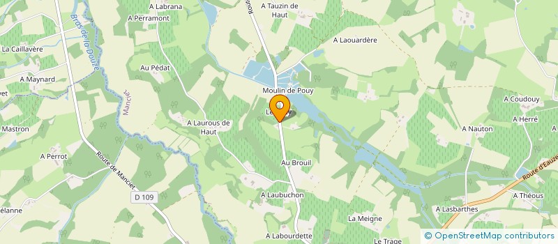 localisation de l'entreprise MADAME MARTINE SOULES à MANCIET