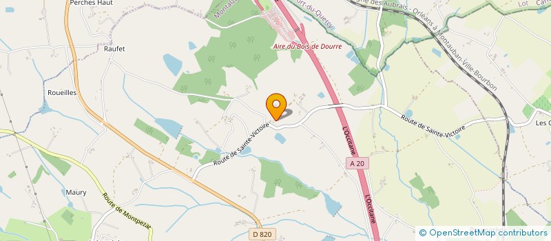 localisation de l'entreprise MADAME MARTINE SOUPA  MONTALZAT