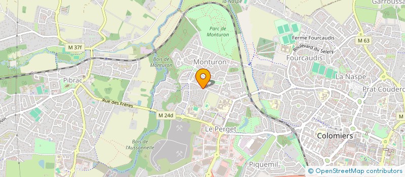 localisation de l'entreprise MADAME MARTINE SOURBES à COLOMIERS