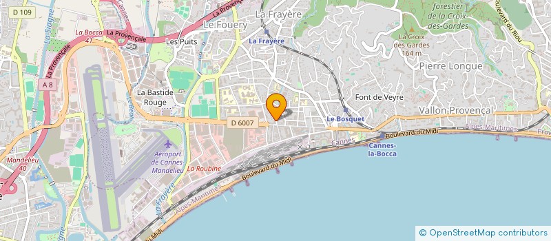 localisation de l'entreprise MADAME MARTINE SPAMPATTI à CANNES