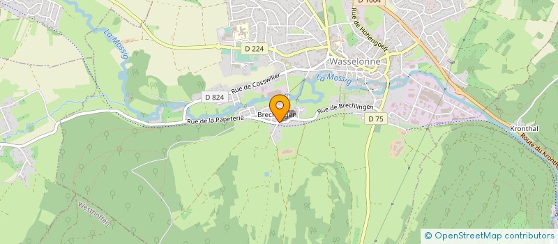 localisation de l'entreprise MADAME MARTINE SPIELMANN  BERGBIETEN