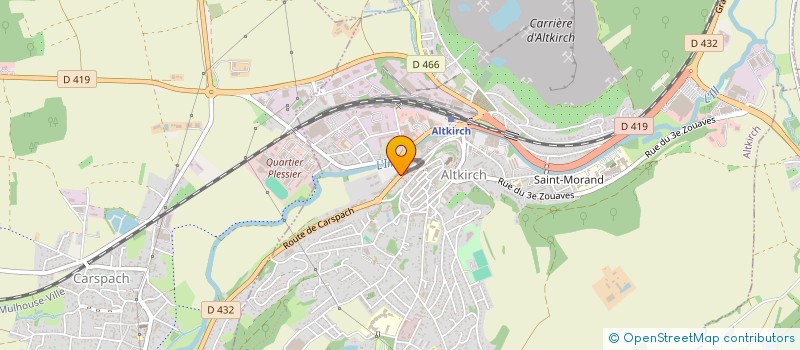 localisation de l'entreprise MADAME MARTINE STEHLIN  ALTKIRCH