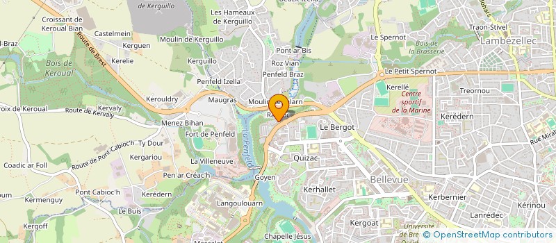 localisation de l'entreprise MADAME MARTINE STEPHAN à BREST