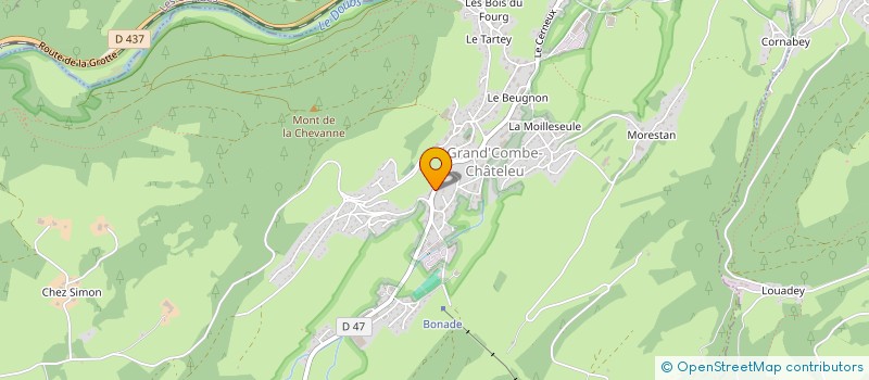 localisation de l'entreprise MADAME MARTINE STRUB  GRAND'COMBE-CHATELEU