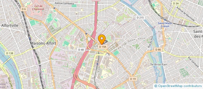 localisation de l'entreprise MADAME MARTINE SUBERT  CRETEIL