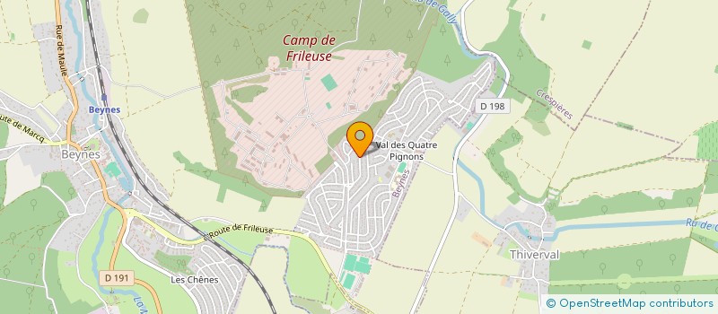 localisation de l'entreprise MADAME MARTINE SUDRAUD  BEYNES