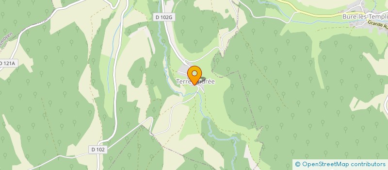 localisation de l'entreprise MADAME MARTINE SURRE  TERREFONDREE