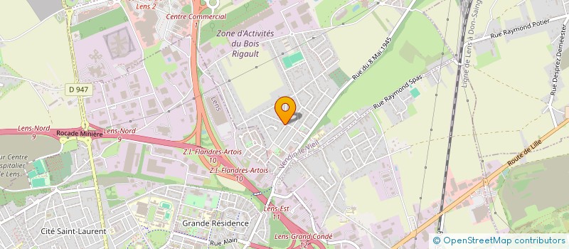 localisation de l'entreprise MADAME MARTINE SZYMKOWIAK  VENDIN-LE-VIEIL