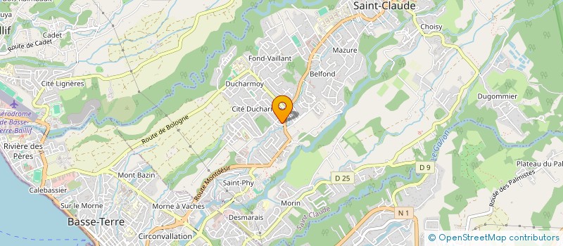localisation de l'entreprise MADAME MARTINE TABONE à SAINT-CLAUDE