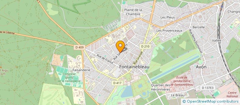 localisation de l'entreprise MADAME MARTINE TACCON à FONTAINEBLEAU