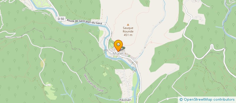 localisation de l'entreprise MADAME MARTINE TARANTOLA  SAINT-FELIX-DE-PALLIERES