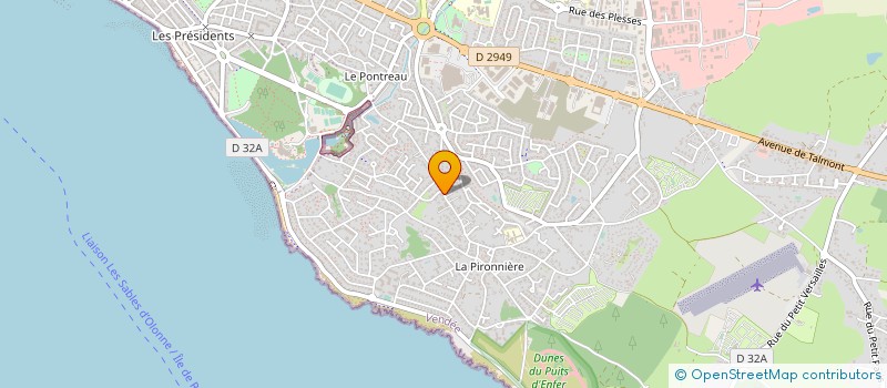 localisation de l'entreprise MADAME MARTINE TARIS à LES SABLES D'OLONNE