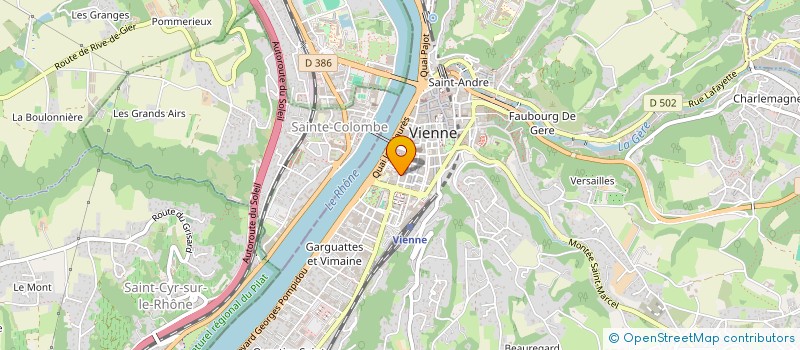 localisation de l'entreprise MADAME MARTINE TCHANGUIRLIAN à VIENNE