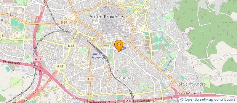 localisation de l'entreprise MADAME MARTINE TEBOUL à AIX-EN-PROVENCE
