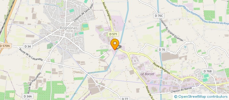 localisation de l'entreprise MADAME MARTINE TERRAS  CHATEAURENARD