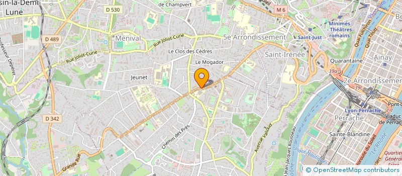 localisation de l'entreprise MADAME MARTINE TETARD à LYON