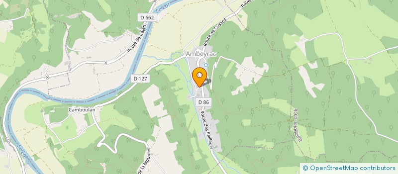 localisation de l'entreprise MADAME MARTINE TEYSSEDRE  AMBEYRAC