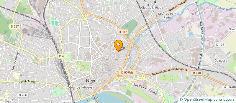 localisation de l'entreprise MADAME MARTINE THIBAULT à NEVERS
