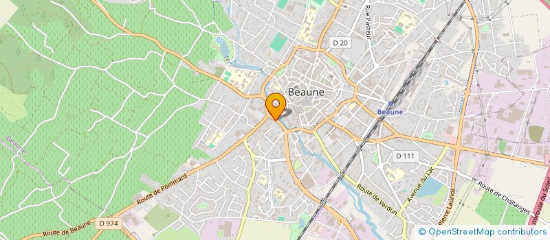 localisation de l'entreprise MADAME MARTINE THILLOT à BEAUNE