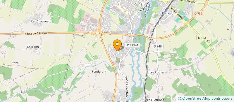 localisation de l'entreprise MADAME MARTINE THOMAS  PONS