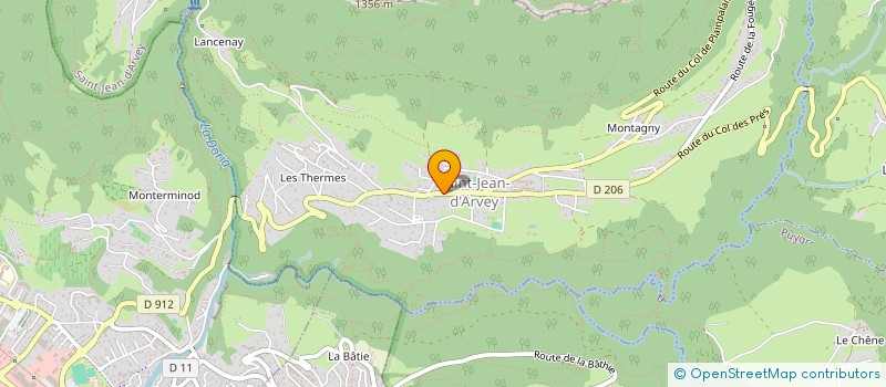 localisation de l'entreprise MADAME MARTINE THOMAS  SAINT-JEAN-D'ARVEY