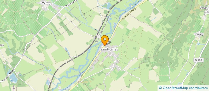 localisation de l'entreprise MADAME MARTINE THOMAS  SAINT-GILLES