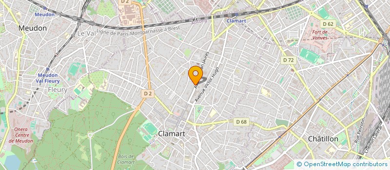 localisation de l'entreprise MADAME MARTINE THOUVENIN à CLAMART