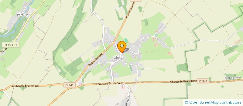 localisation de l'entreprise MADAME MARTINE THUMEREL  CLETY