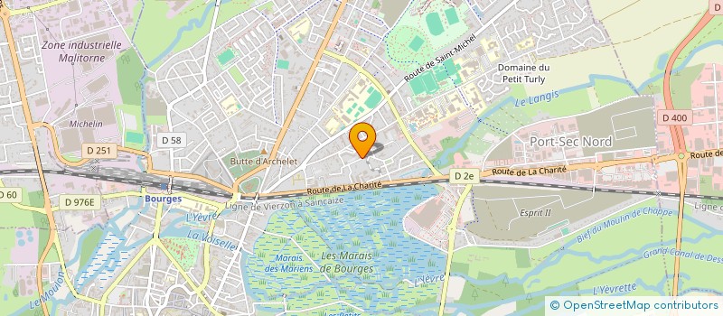 localisation de l'entreprise MADAME MARTINE THURIER  BOURGES