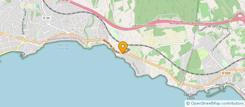 localisation de l'entreprise MADAME MARTINE TIXIER à LA CIOTAT