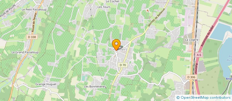 localisation de l'entreprise MADAME MARTINE TOCCHET à PORTE-DES-PIERRES-DOREES
