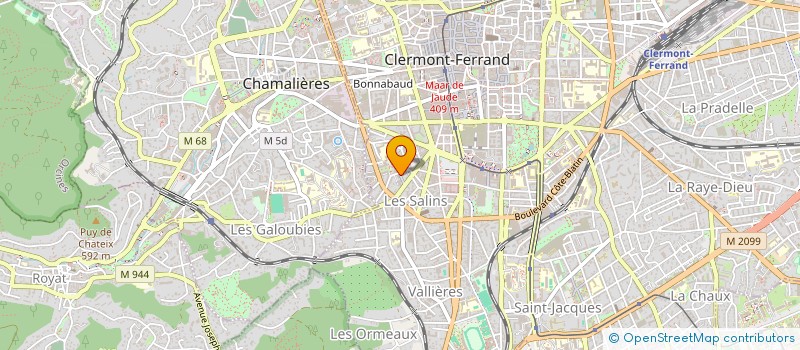 localisation de l'entreprise MADAME MARTINE TOME  CLERMONT-FERRAND