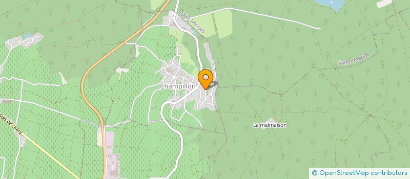 localisation de l'entreprise MADAME MARTINE TOUBANCE  CHAMPILLON