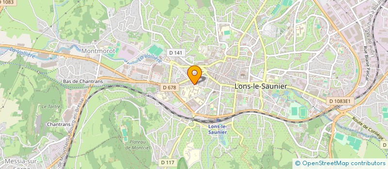 localisation de l'entreprise MADAME MARTINE TOUBEAU à LONS-LE-SAUNIER