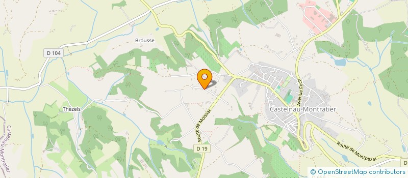 localisation de l'entreprise MADAME MARTINE TOUPART à CASTELNAU-MONTRATIER