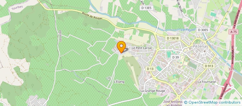 localisation de l'entreprise MADAME MARTINE TOURNAIRE  PEZENAS