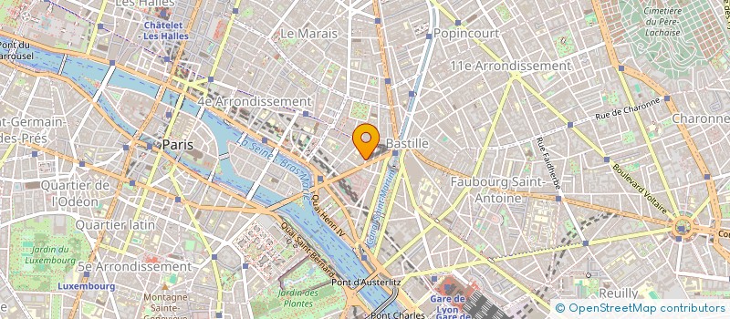 localisation de l'entreprise MADAME MARTINE TREBILLOD  PARIS