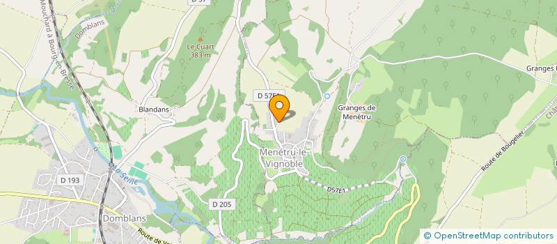 localisation de l'entreprise MADAME MARTINE TREFFOT  MENETRU-LE-VIGNOBLE