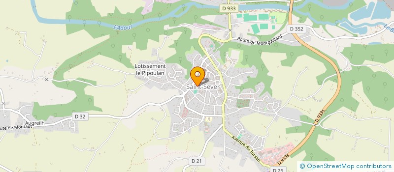 localisation de l'entreprise MADAME MARTINE TREVILLE  SAINT-SEVER