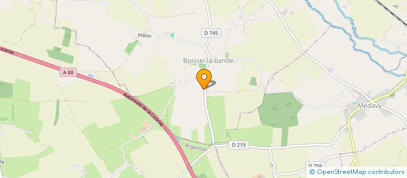 localisation de l'entreprise MADAME MARTINE TRIBOUL à BOISSEI-LA-LANDE