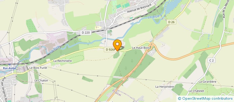 localisation de l'entreprise MADAME MARTINE TRILLARD à RAI