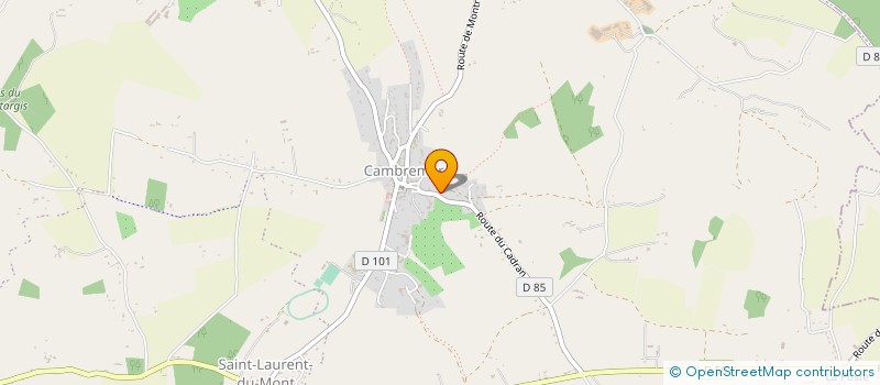 localisation de l'entreprise MADAME MARTINE TRIQUET  CAMBREMER