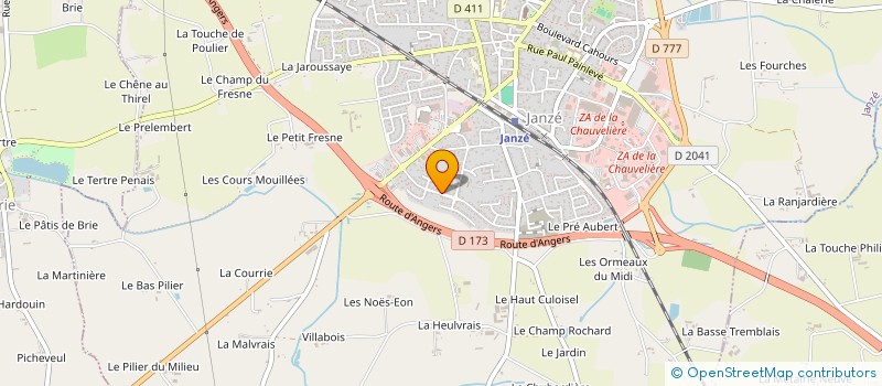 localisation de l'entreprise MADAME MARTINE TROJAN  JANZE