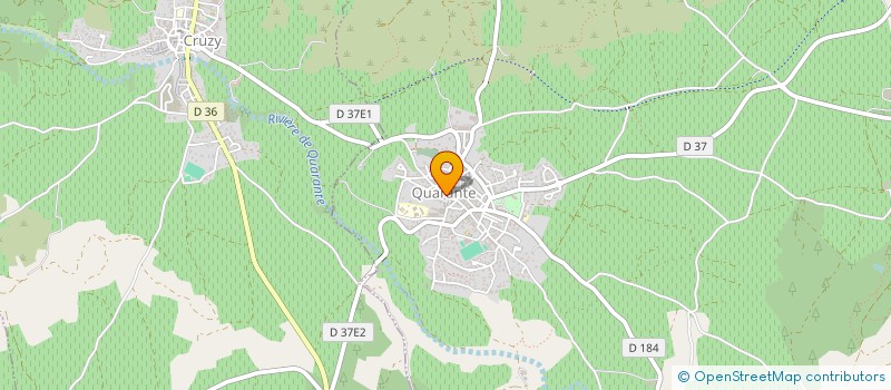 localisation de l'entreprise MADAME MARTINE TROUIS  QUARANTE