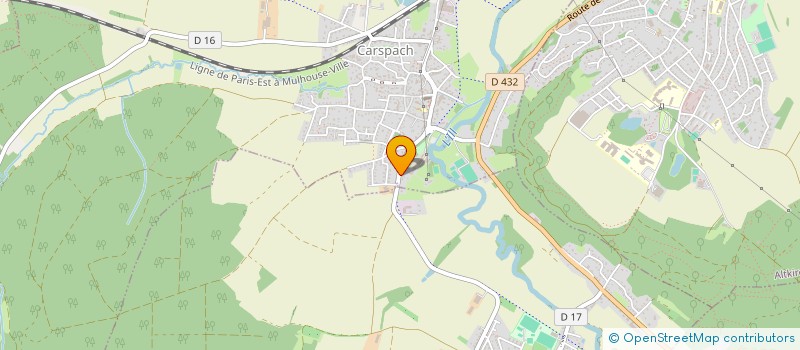 localisation de l'entreprise MADAME MARTINE TROXLER  CARSPACH