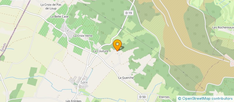 localisation de l'entreprise MADAME MARTINE TRUDEAU  SAIX